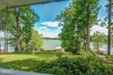 1980 contemporary styled Jackson Lake home with covered dock on Turtle Cove Golf Course in Georgia - for sale on GolfHomes.com, golf home, golf lot